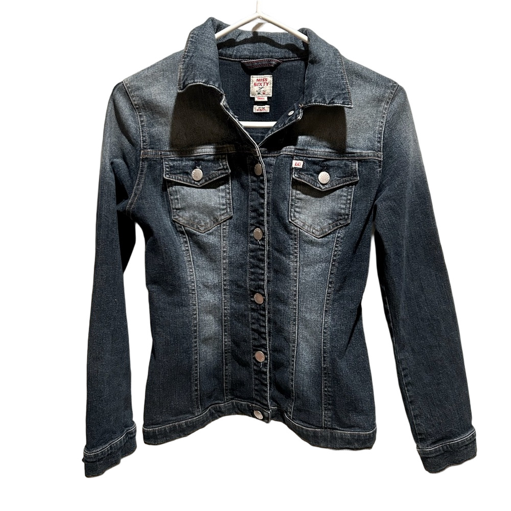 Miss Sixties Dark Blue Denim Jacket
